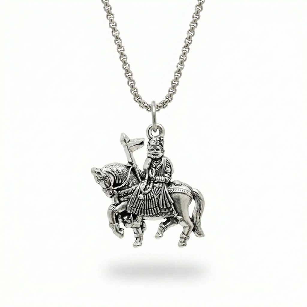 Ramapir Ramadhani Silver Plated Pendant Necklace - Anti Tarnish