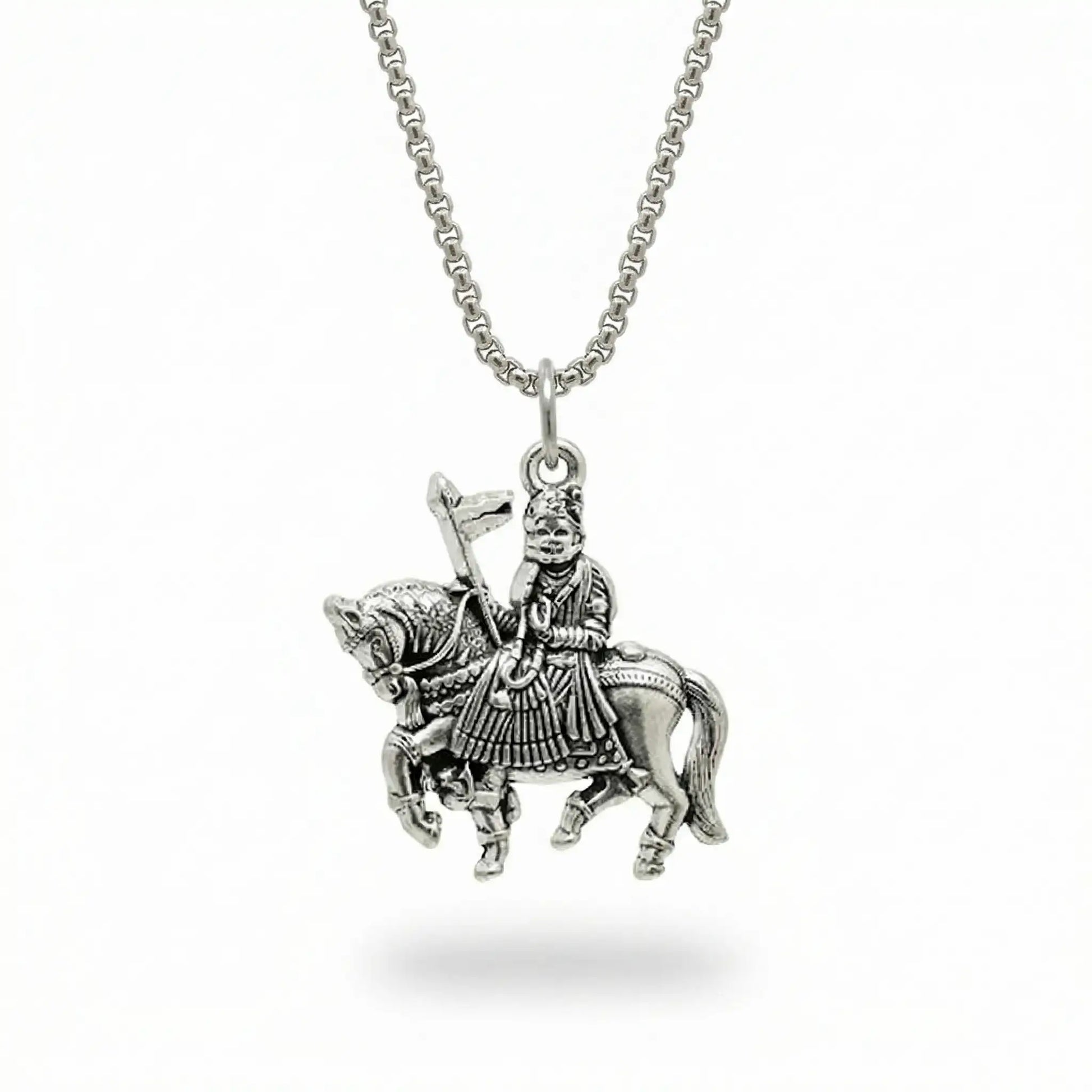Ramapir Ramadhani Silver Plated Pendant Necklace - Anti Tarnish